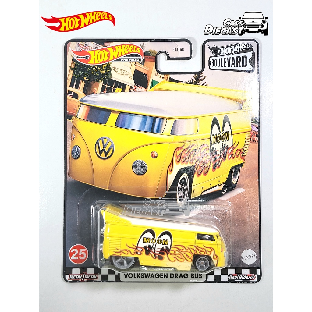 Hot Wheels Hotwheels Premium Boulevard Drag Bus Mooneyes