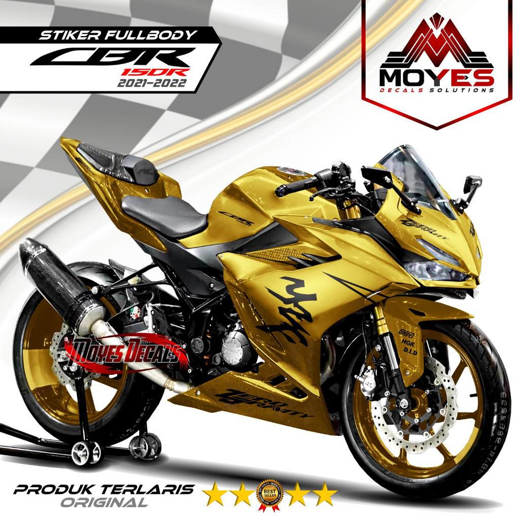 Decal Cbr 150R Full Body 2021 Stiker Cbr 150R 2021 Full Body Striping Cbr 150R 2021 Full Body MODE P