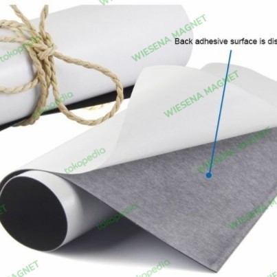 

Rubber Sheet ADHESIVE MAGNET ADA Lem nya tebal 0.5mm