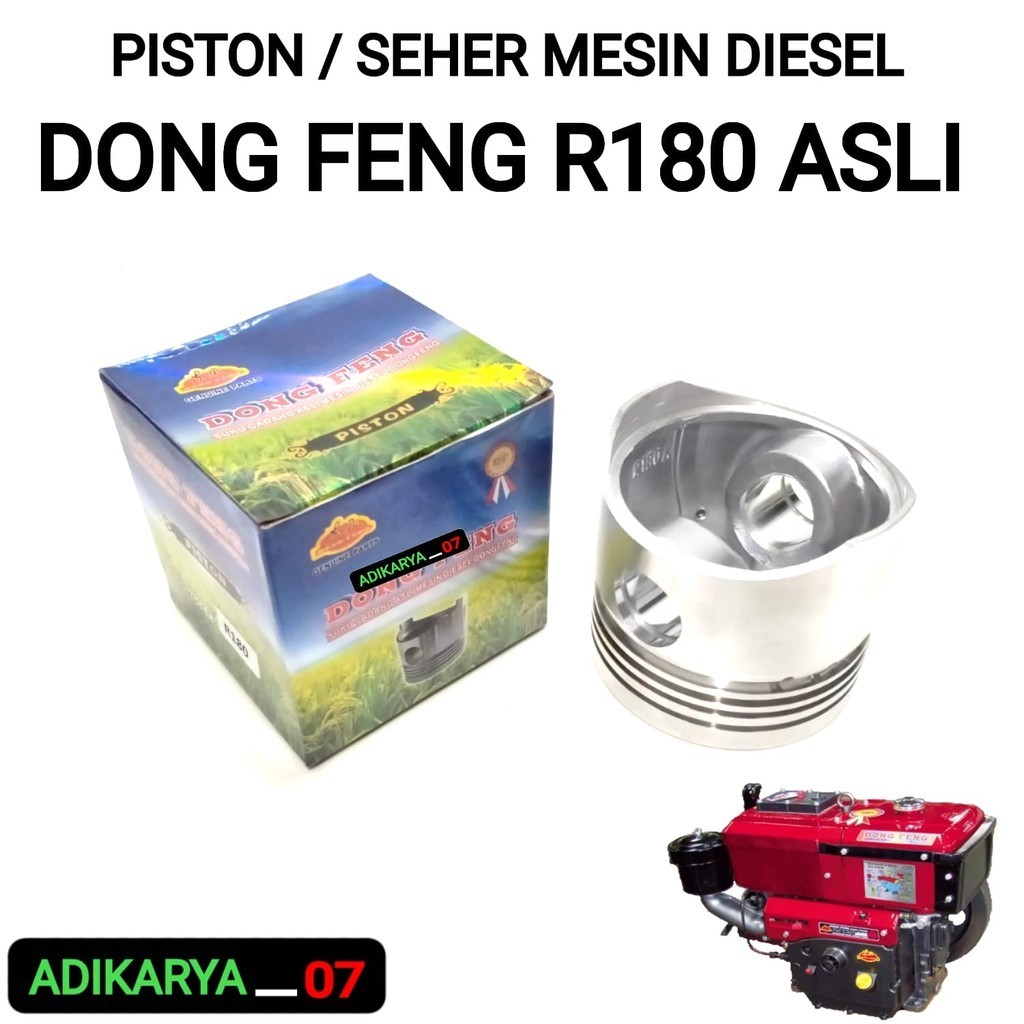 Piston Mesin Diesel R180 Dong Feng ASLI