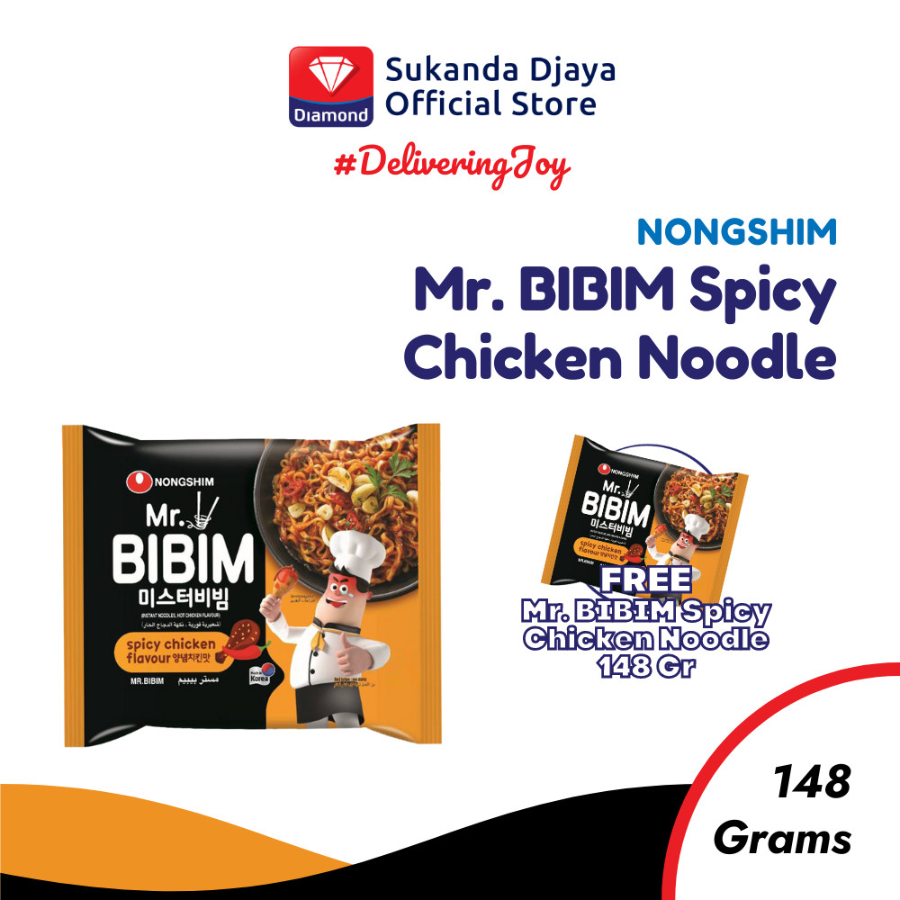 

Nongshim Mie Instan Kr Mr Bibim Spicy Chicken Noodle 148 Gr [Buy 1 Get 1]