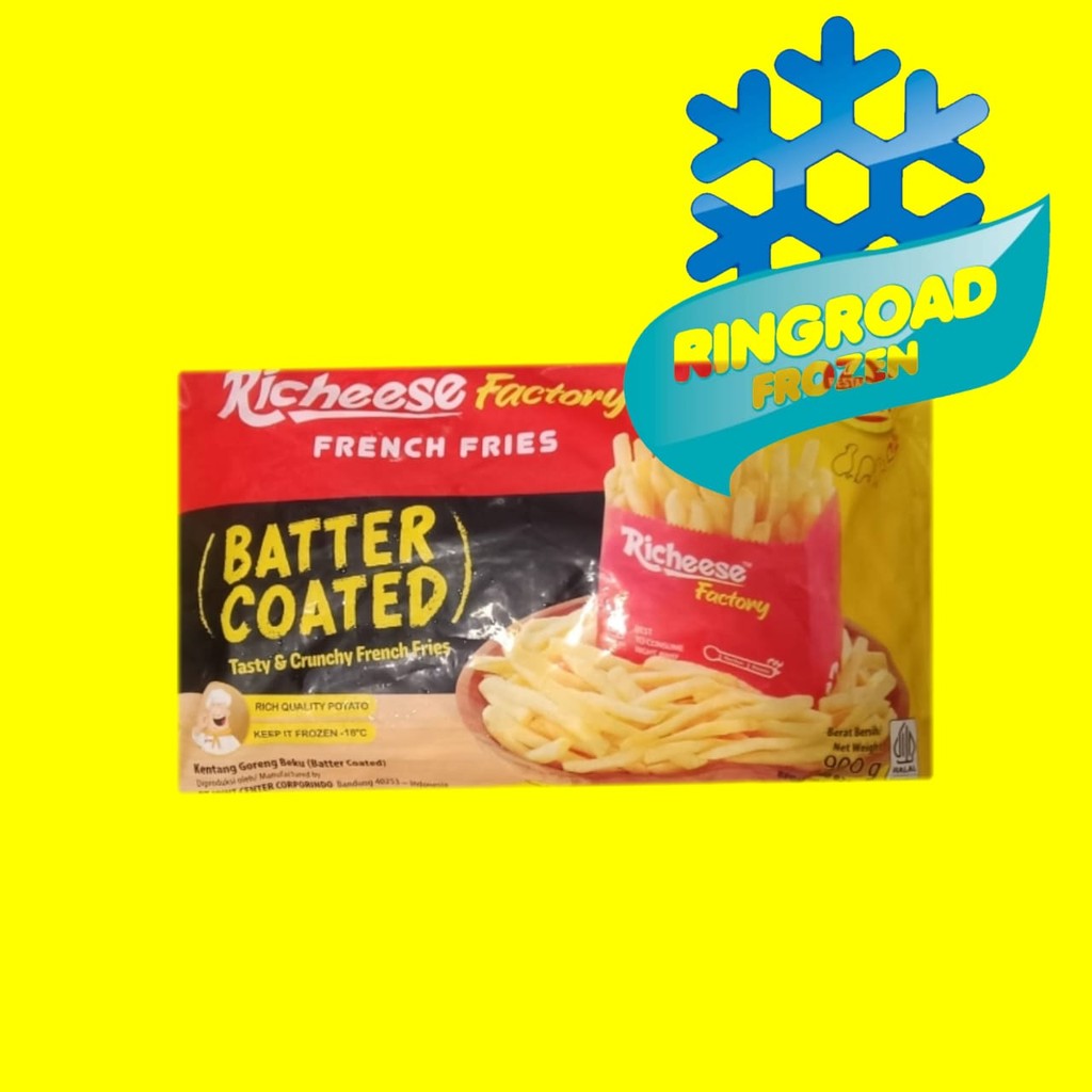 

RICHEESE FRENCH FRIES 900 GR BATTER COATED