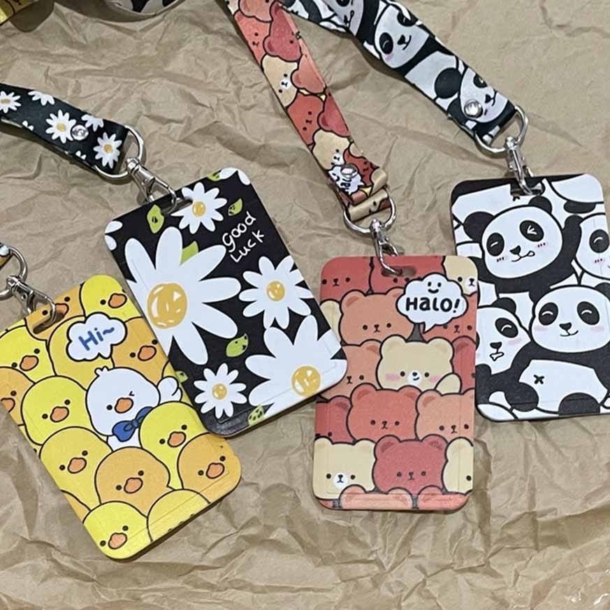 

ID Card Holder Tempat Kartu Name Tag Card Motif Kawai Astronot Smartshop