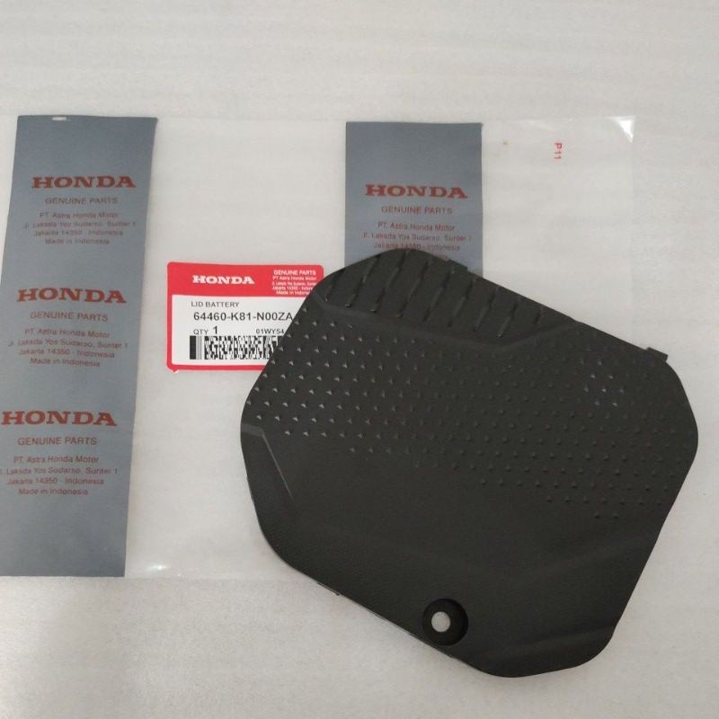 Cover Tutup Accu aki HONDA Beat FI esp Eco sporty new - Beat street ORIGINAL ABC MOTOR