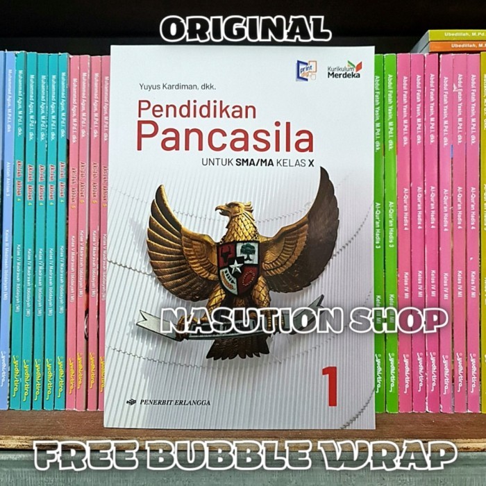

Buku Pendidikan Pancasila Kelas 1 X 10 SMA Erlangga Kurikulum Merdeka