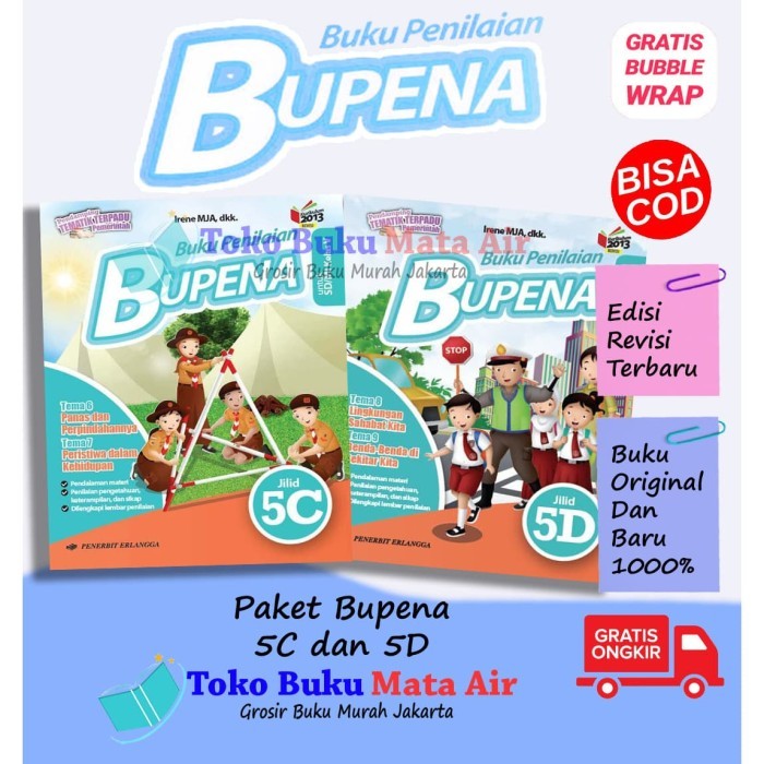 

BEST SELLER PAKET BUPENA 5C & 5D K13N ERLANGGA