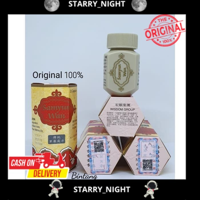 starry_night~ Terlaris Bisa cod Samyunwan - Sam Yun Wan Wisdom/ Penggemuk badan  - Original Product 