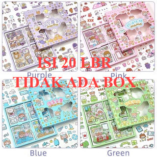 

COD / Instan PKU / 20 LEMBAR STIKER MOMO STIKER TAHAN AIR KOREA