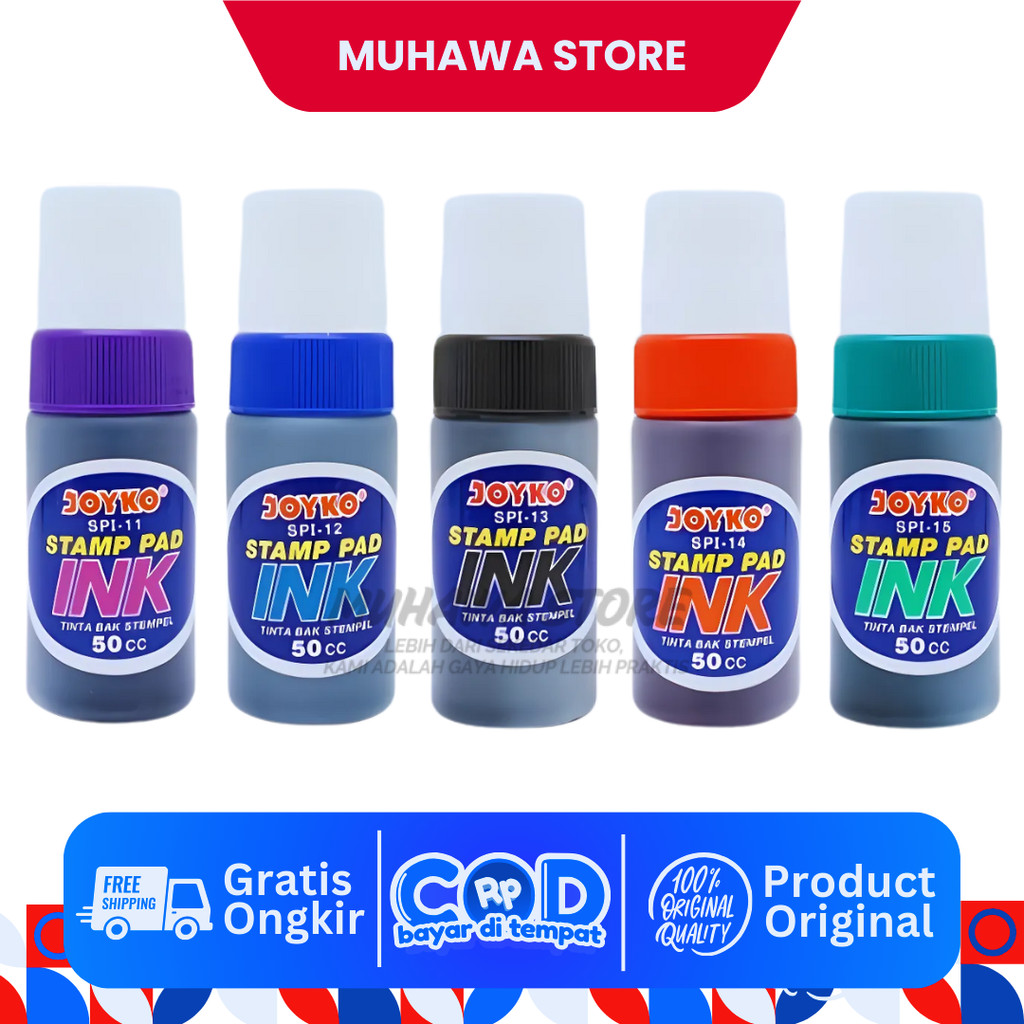 

Refill Tinta Stempel JOYKO/Stamp Pad Ink Refill/Isi Ulang Tinta - Ungu