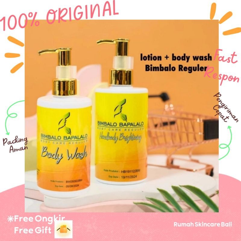 Bimbalo Body Lotion Regular + Body Wash Regular Bimbalo
