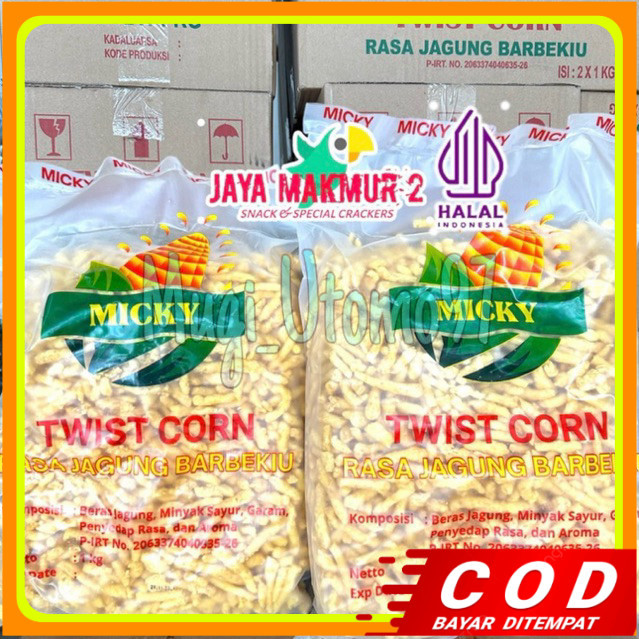 

1kg twist corn jagung bakar original tes