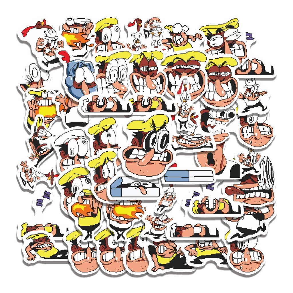 

COD 50 Pcs Stiker PIZZA T PEPI V75 Lucu Anti Air Untuk Dekorasi Notebook Sepeda Skateboard Handphone DIY