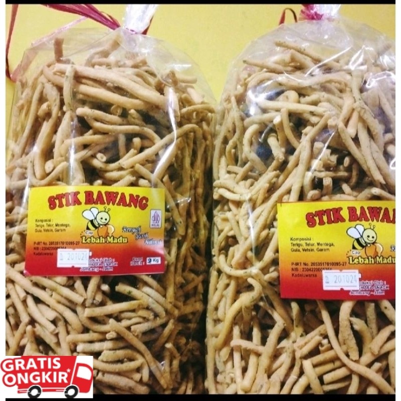 

Stik bawang Snack camilan 1 kg pak