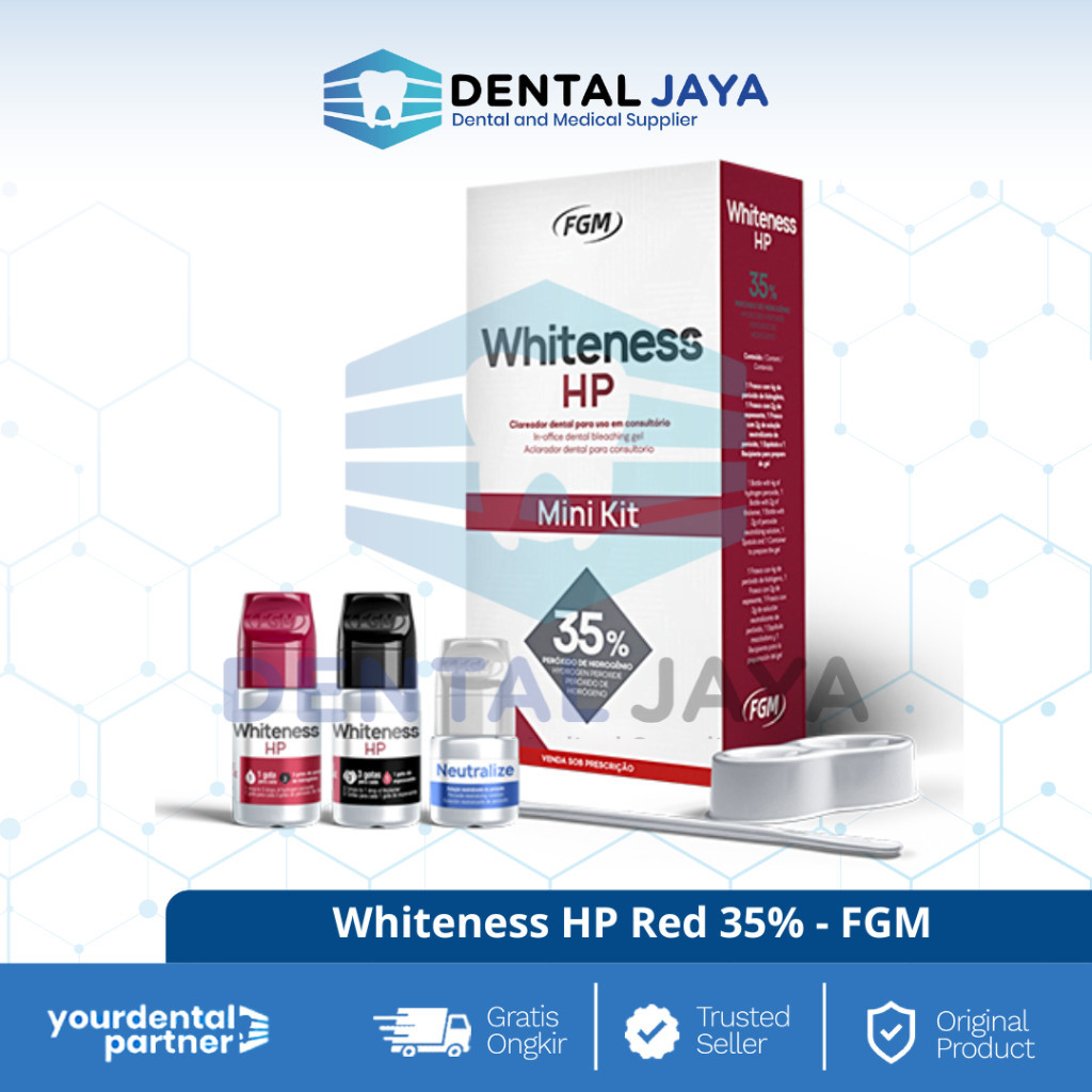Dental FGM Whiteness Hp Red 35% Bleaching | Bleaching Red | Pemutih Gigi