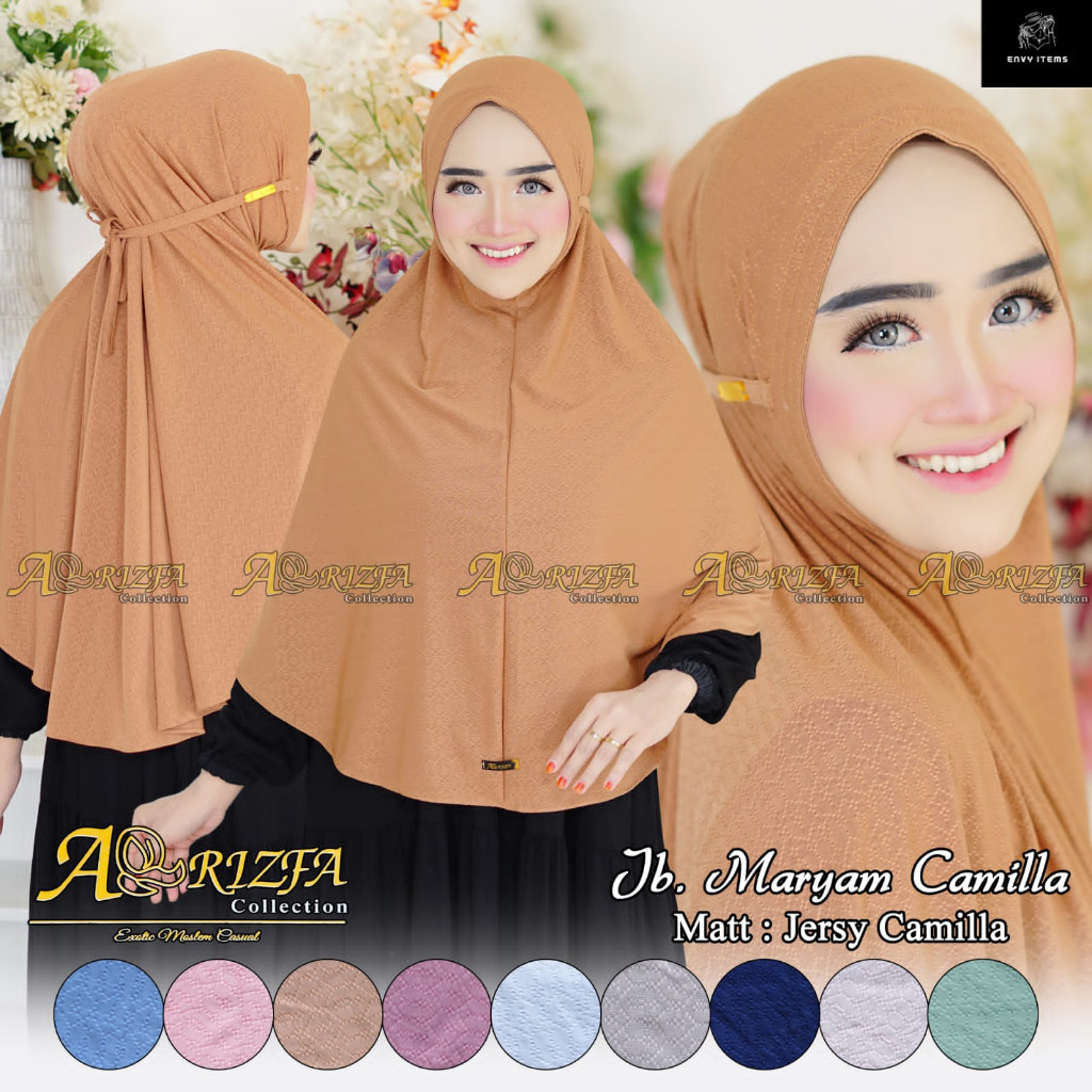 HIJAB INSTAN NON PET TALI JUMBO BY ARRIZFA COLLECTION - JB MARYAM