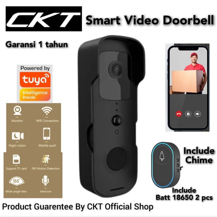 

smart video tuya dooell door bell tuya tar wifi home kamera