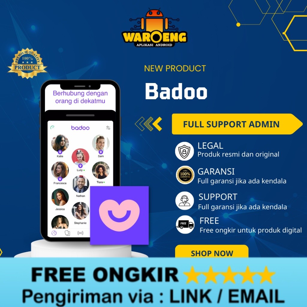 Beli 1 Gratis 1 Badoo Versi Pro Dating Versi Tanpa Iklan Bukan Premium Lifetime Bergaransi - Best Fr