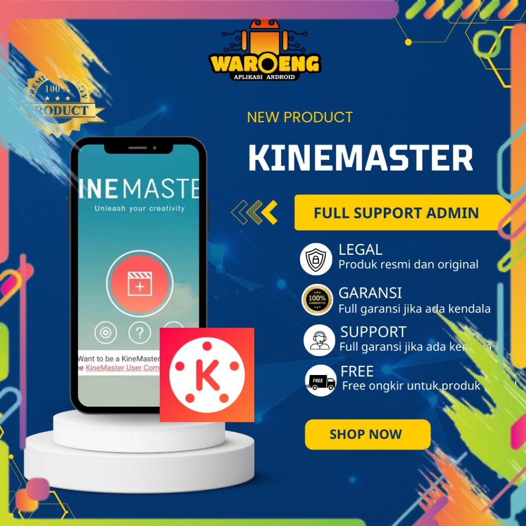 Beli 1 Gratis 1 ￼Kinemaster Pro Unlimited Permanen Full Version Lifetime No Trial