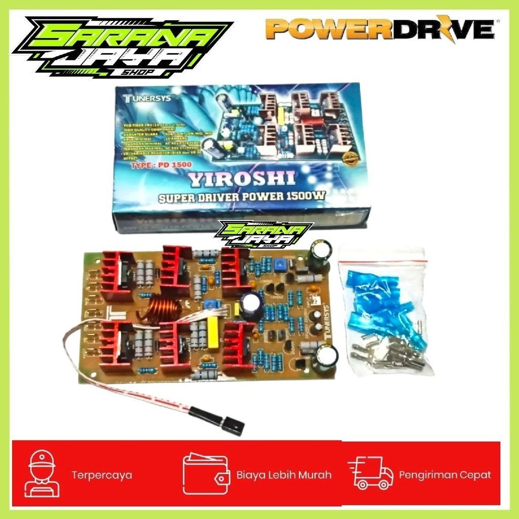 Kit Super Driver Power Amplifier 1500W YIROSHI by Tunersys
