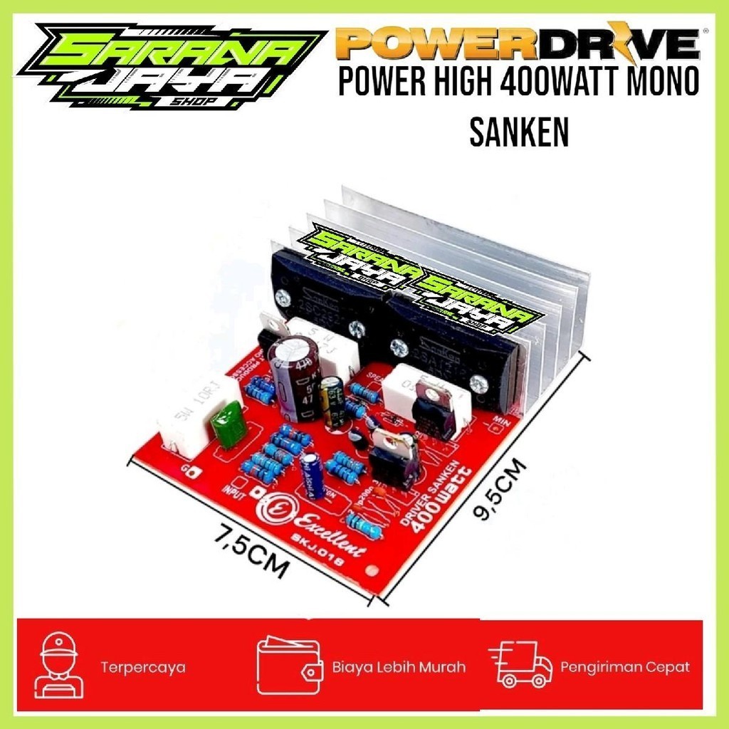 Power High 400watt mono Sanken