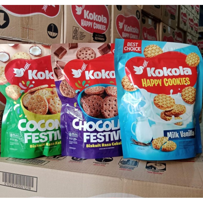 

KOKOLA FESTIVE POUCH JUMBO 1 dus isi 12 Pouch JUMBO