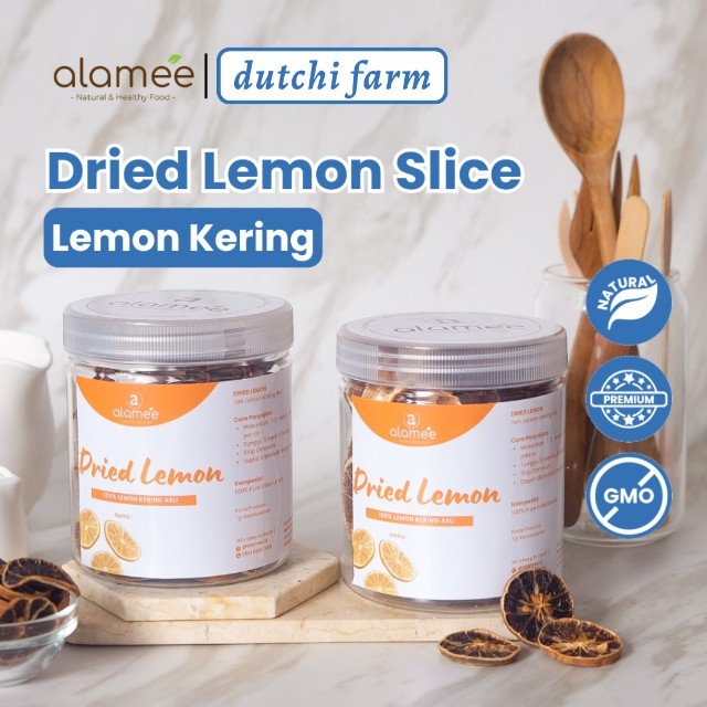 

ALAMEE Dried Lemon Tea Kering Slice Teh Herbal Iris Organik Minuman Herbal 100gr Dutchi Farm Dutchi Farm