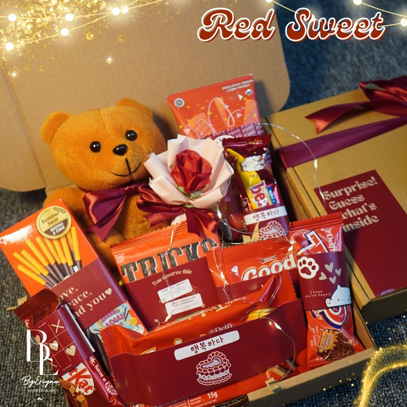 

KADO VALENTINE Hampers Snack Box Set Kado Jajan Gift Box Makanan Minuman Makanan Ringan Ulang Tahun Valentine Wisuda Anniversary Sempro Hari Guru Bestie Crush Pacar Red Sweet Series Food