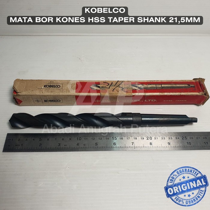 Mata Bor Kones HSS KOBELCO Japan 21.5 mm Taper Shank