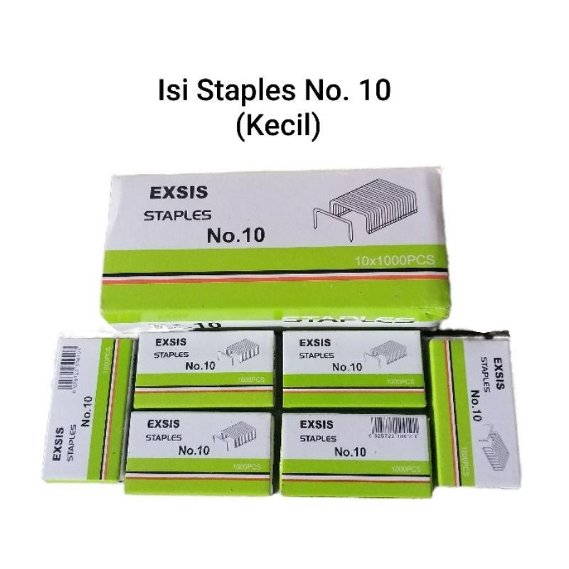 

1pack kecil Isi Staples No.10 Isi Staples Kecil