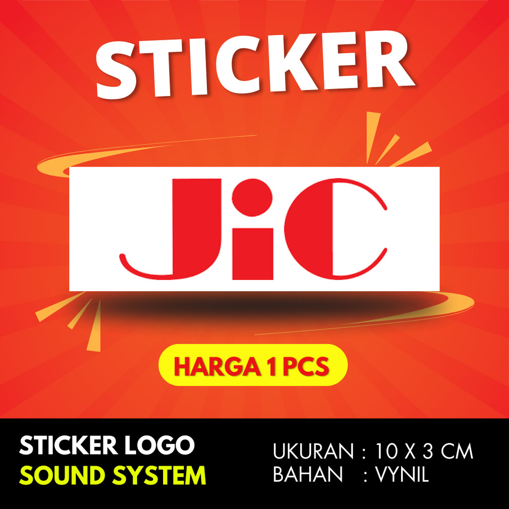

Sticker JIC BAHAN VYNIL ANTI AIR PREMIUM