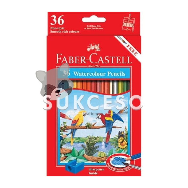 

Faber Castell Pensil Warna Water Colour 36 Color