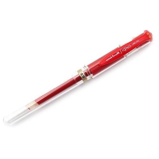 

PEN ANTI LUNTUR!!! Uni SIGNO Gel Pen UM-153 1.0 mm Black Blue Red ink - Hitam