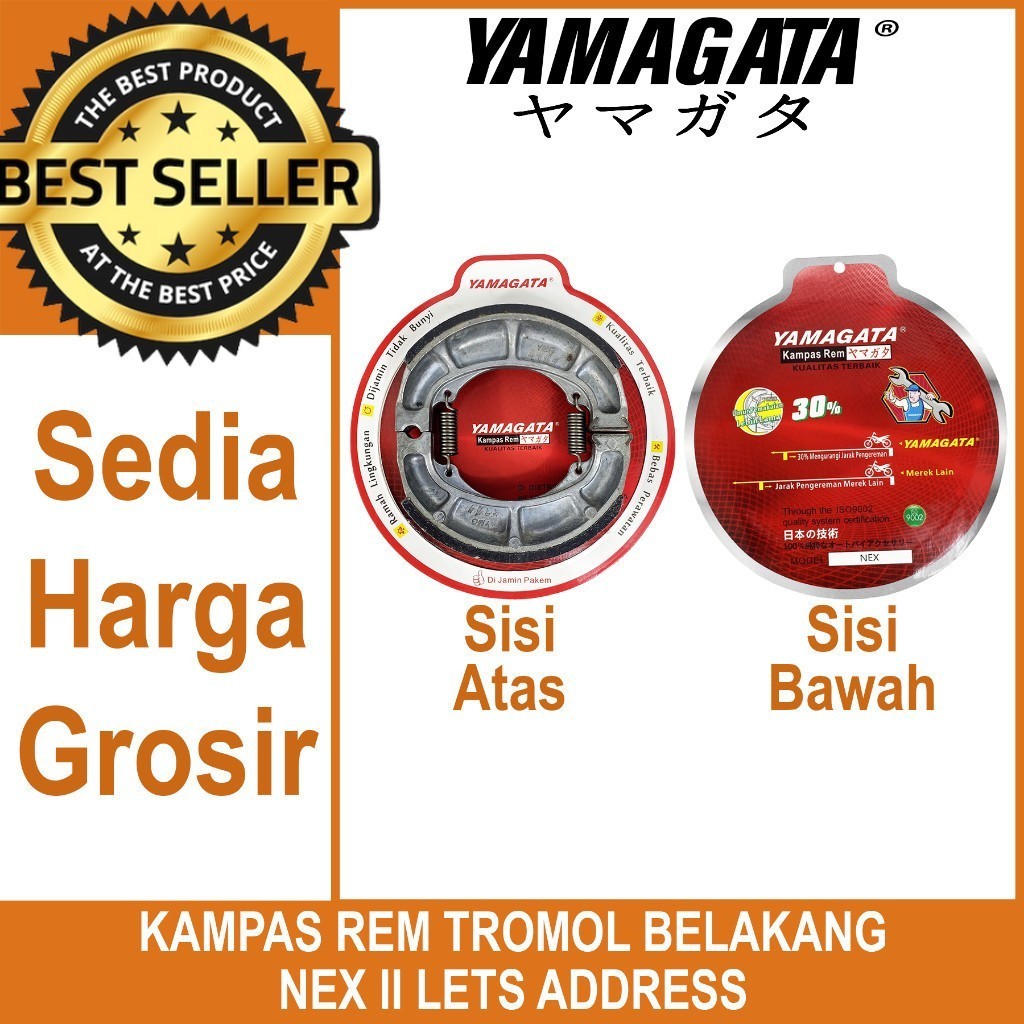 YAMAGATA KAMPAS REM BELAKANG TROMOL -  force1 gl pro grand kharisma mio jupiter z mx beat scoopy spa