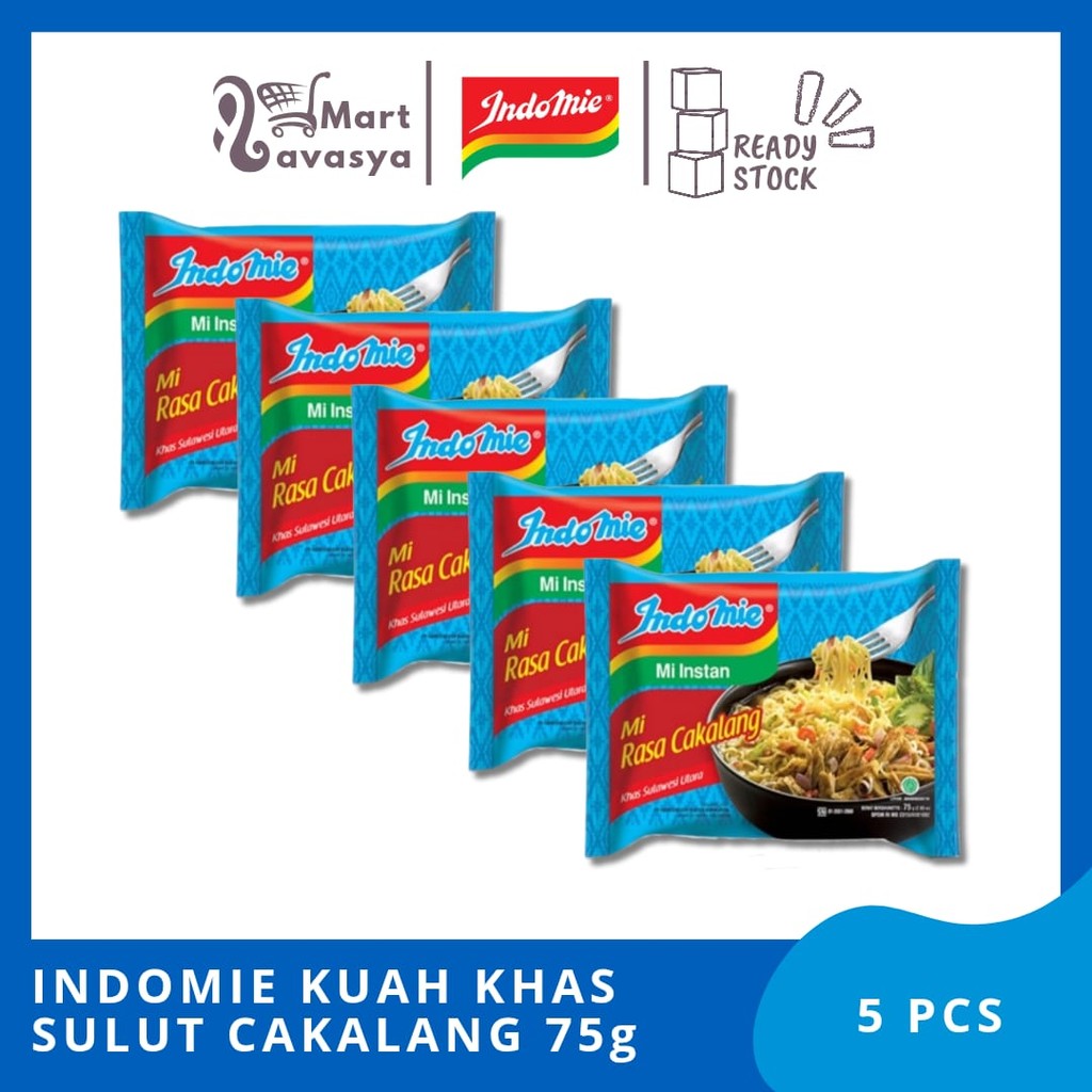 

INDOMIE MIE INSTANT KHAS SULUT CAKALANG PCK 75g - 1 PACK ISI 5 PCS - KOTA BANDUNG - LAVASYA MART