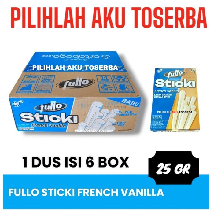 

STICKI FULLO FRENCH VANILLA 25 gram - ( HARGA 1 DUS )