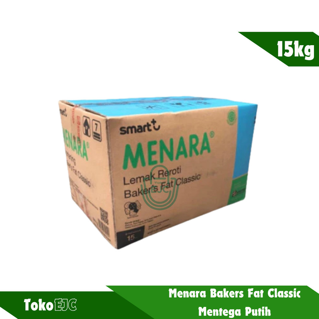 

[EJC] MENARA SHORTENING BAKER’S FAT CLASSIC 15 KG / MENTEGA PUTIH /DUS 1KG