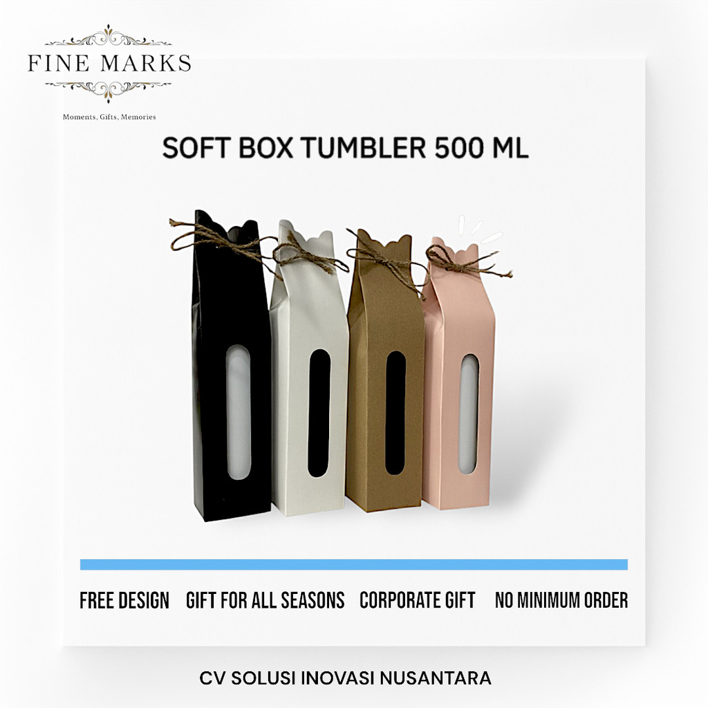 

Soft Box Tumbler Termos Souvenir 500 ML - FINE MARKS