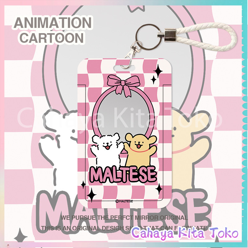 

ID CARD HOLDER/SARUNG KARTU/pesanan Hadiah Khusus/SUPPORT HARGA GROSIR/Anjing berjalur lucu untuk pasangan kekasih