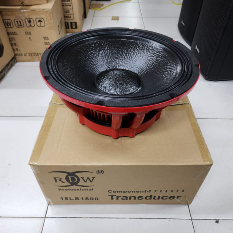 Speaker komponen RDW 18 inch voice coil 5 inch 18ls1800 original