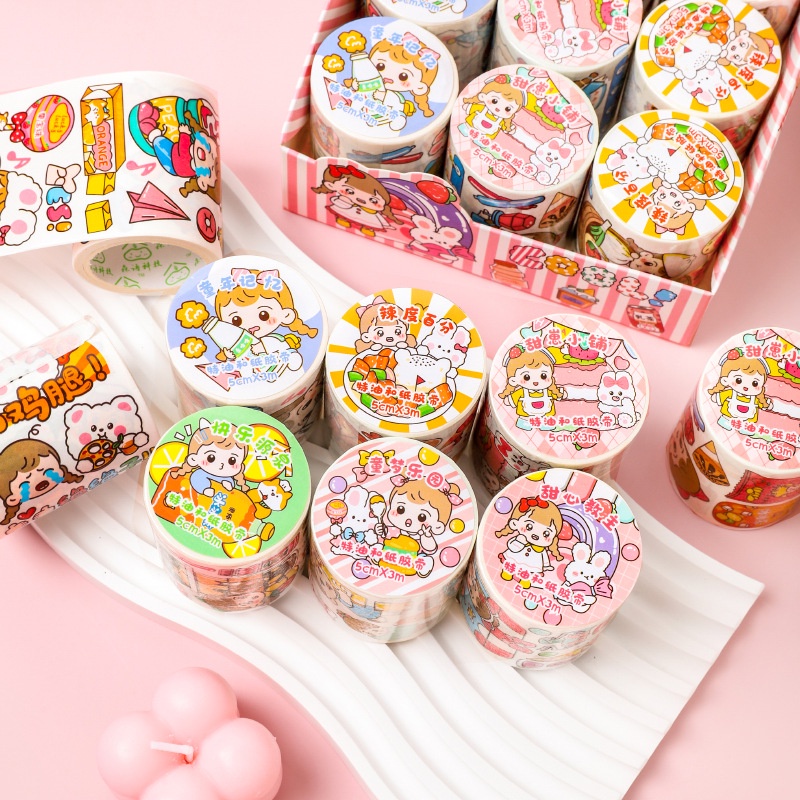 

Roll Stiker Washi Karakter Sangat Lucu Amyra Dharma