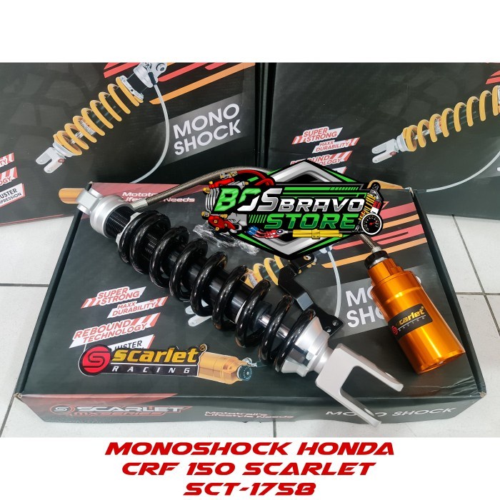 Monoshock Tabung Pisah Klx Crf Dtracker Scarlet Original Shock Klx