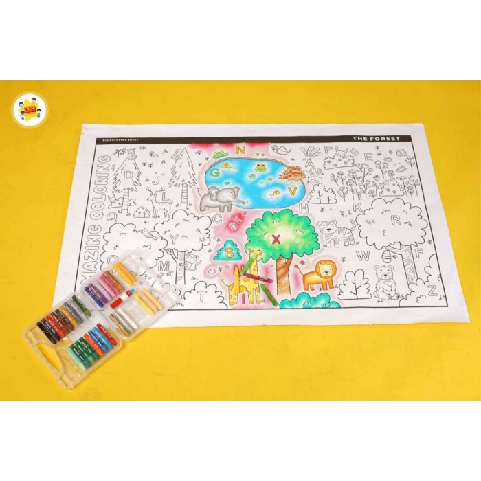 

Amazing Coloring Rayya Isi 3 Tema Forest Space Wonderland - Asli