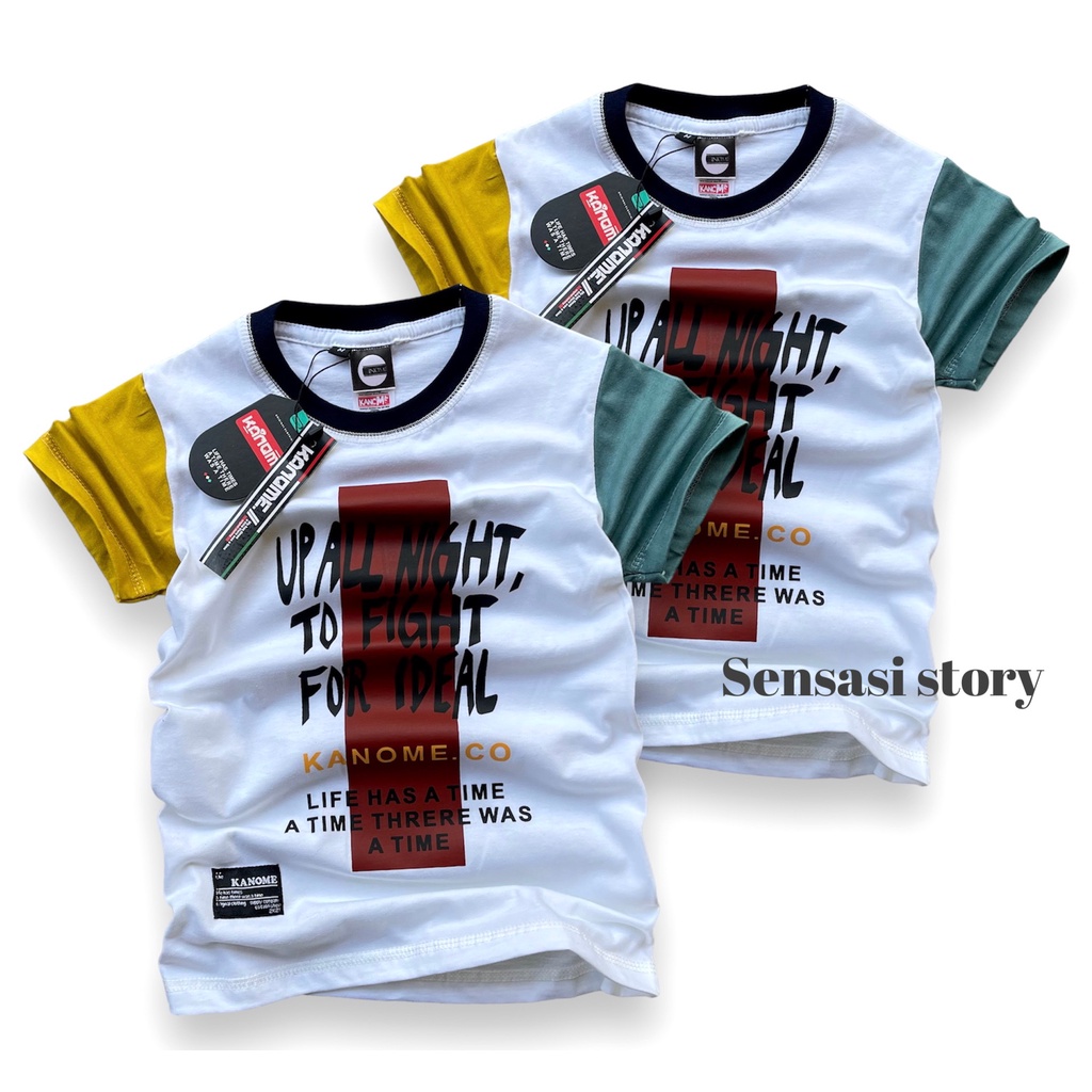 KANOME baju kaos distro anak Usia 1-12 tahun,Pakaian anak laki laki