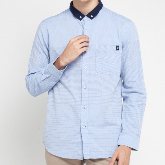 Kemeja pria lengan panjang lois original LLS088