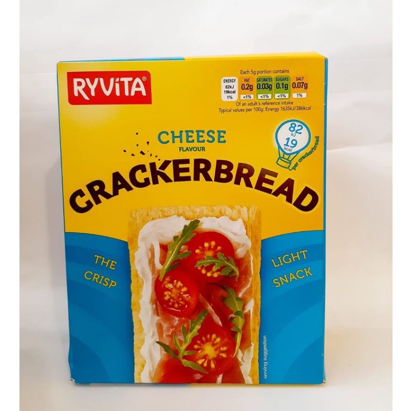 

RYVITA Cheese Flavour Crackerrbread 125gr Impor