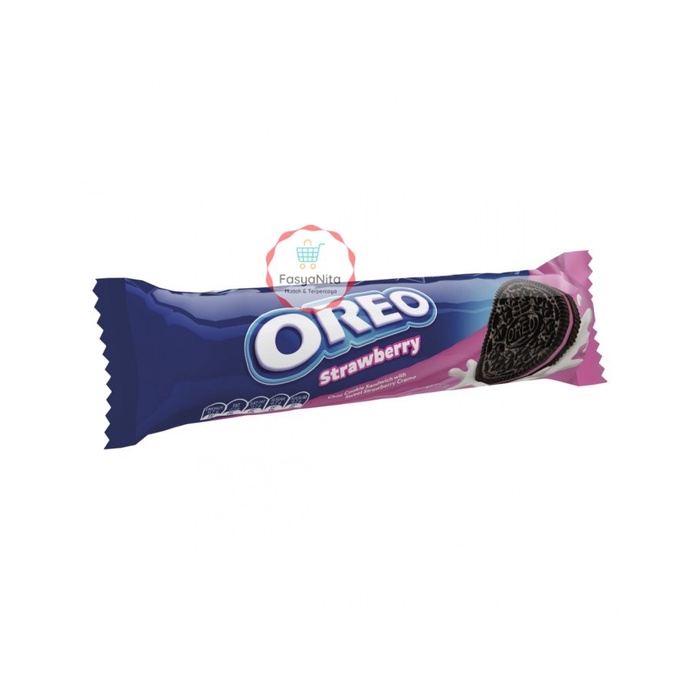 

Oreo Chocolate Sandwich Cookies Original [133 gr] - Strawberry - Strawberry - FasyAnita Mart Denpasar