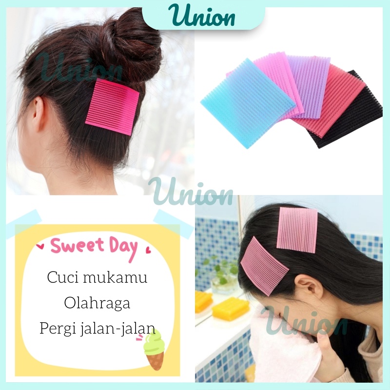 UM Jepit Poni Magic Hair Penahan / Bando Poni Hair Velcro / Rambut Jepit Anak Jepitan Pin Magic / Ko
