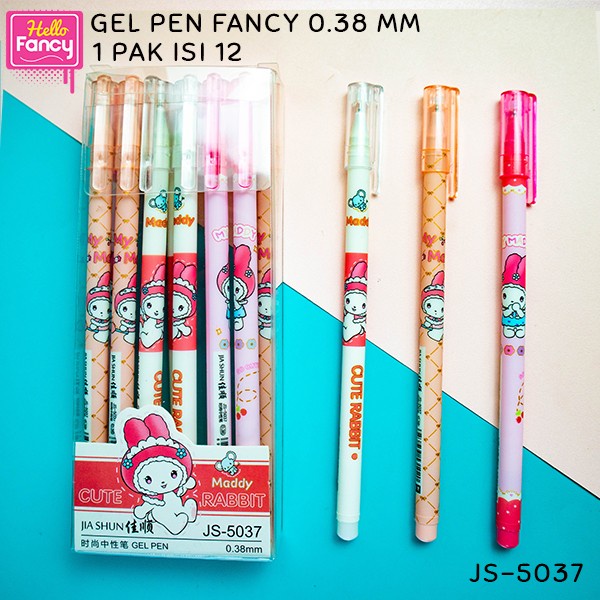 

Gel Pen Mekanik Kartun Fancy Motif Lucu 1 Pak Isi 12 / Pulpen Pen Jel - JS-5037D