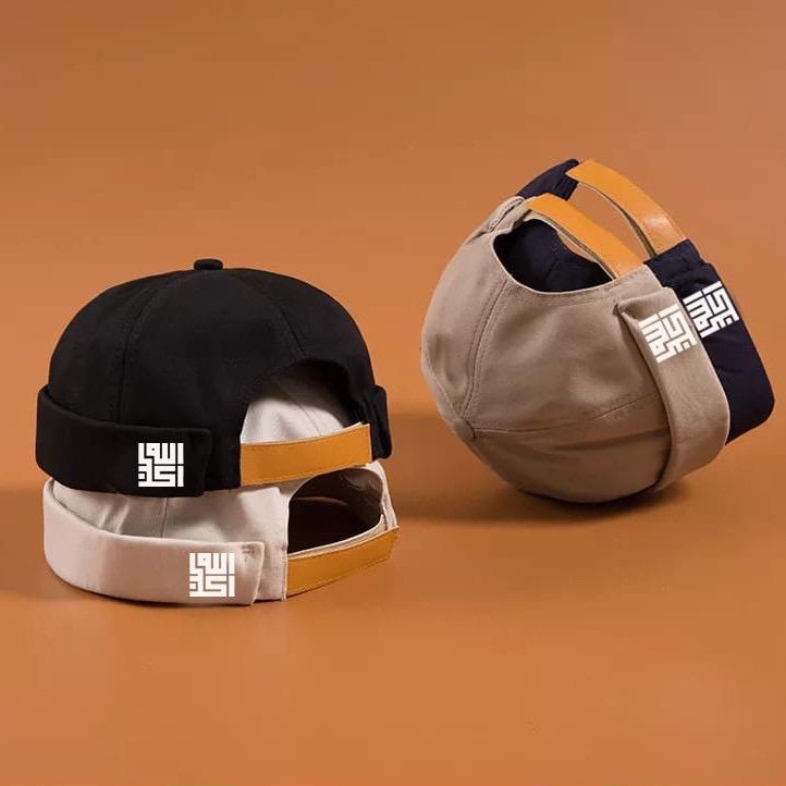 Topi Peci Miki Hat Topi Pria Dewasa Original Model Baru Peci UAS (Miki Hat) Logo Kaligrafi Muslim Ku