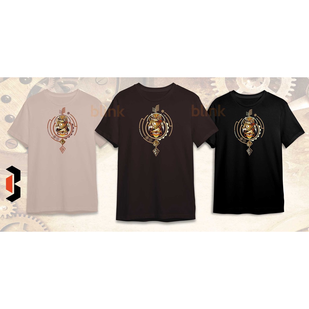 Kaos SIMPEL, Tshirt Distro Baju simple Pria Keren kaos oblong cowok - steampunk